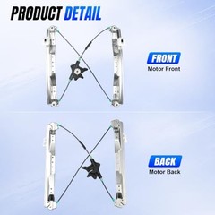 Power Window Regulator w/o Motor 749-509 Compatible with Front Right 749-509