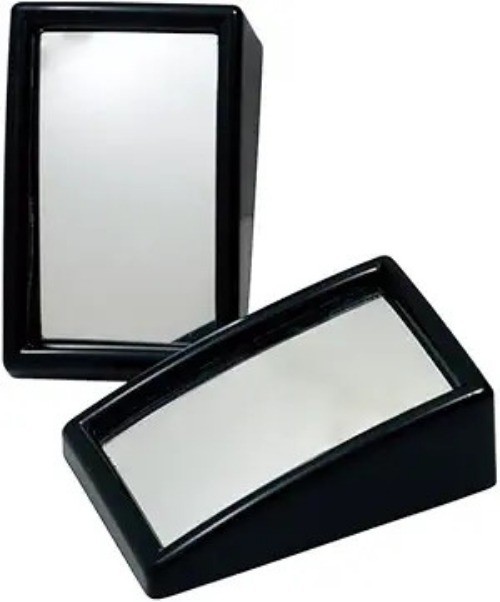 Blind Spot Mirror Convex Wide Angle Rear View Car Outside Universal Fit Stick Mi