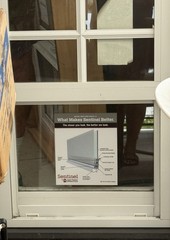Sentinel Single-Hung Casement Home Window White Aluminum Double-Pane Laminated