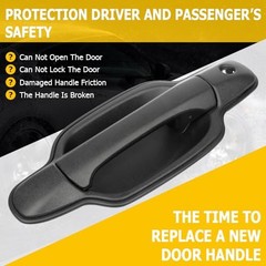 Door Handles Exterior Front Driver Left Side Fit for 2004-2014 for Medium