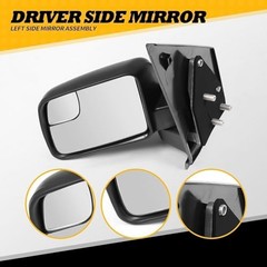 Left Side Mirror Assembly For Transit Connect 2011-2013 Black