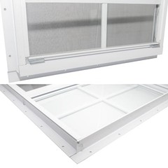 Flush Mount Window 24×36 Inch NeatiEase 2 Pack Tempered Glass
