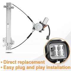 Window Regulator with Motor Replacement for (Coupe 2-Door Front Driver Side