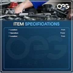 OEG Parts New Windshield Wiper Motor Compatible with Mitsubishi KT3385 90-91