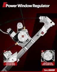 Rear Driver Side Power Window Regulator with Motor Assembly, 741-166 Replace