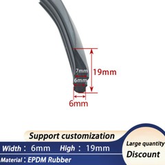 uPVC Window & Door Bubble Gasket Seal Flipper Double Glazing Rubber Draught Seal