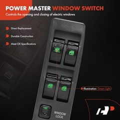 Driver Master Window Switch MR753373 for Mitsubishi Montero 1990-2003