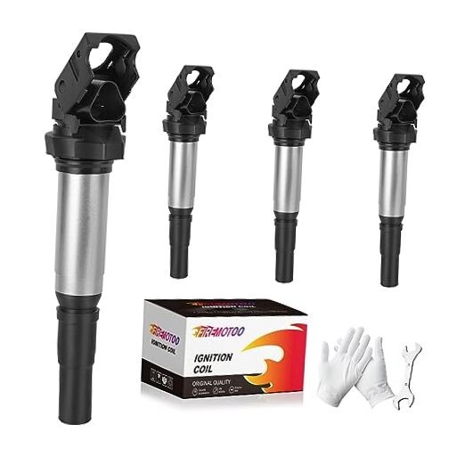 Pack of 4 Ignition Coil Pack Compatible with Mini Cooper DOHC SOHC Turbo 2007