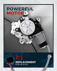 741-349 Power Window Regulator With Motor Front Right Passenger Side