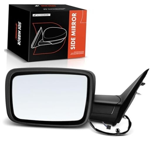 Driver Side Power Door Mirror – Compatible with Ram 1500 2014 Left Driver Side