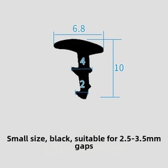 PVC Window Door Gasket Seal Draught Seal Protection Frame Profile Black/Clear