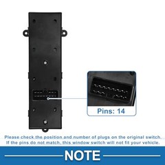 Power Window Switch Front Left Driver Side Window Control Switch for Kia Soul