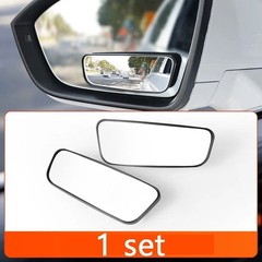 2PCS Adjustable Blind Spot Mirrors 360° Wide Angle Car Rearview Mirror