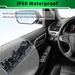 Sierra Power Window Switch Driver Side for: -GMC Sierra 1500 2500 3500