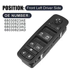 68030823AE Front Left Driver Side Car Power Window Switch for Jeep Grand
