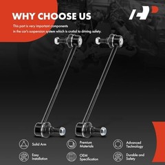 2 x Front Sway Bar Links Stabilizer Bar Links, Compatible with Mini Cooper