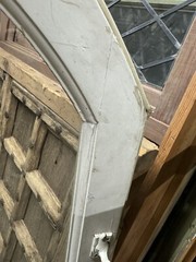 Spanish style arched window single pane 51.5 X 28.5