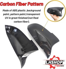 Car Side Mirror Caps for 2013-2018 5 6 7 Series F10 F07 F18 F11 F06 F12 F13 F02