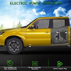 Power Window Regulator with Motor Assembly Compatible for Rear Left Driver Side