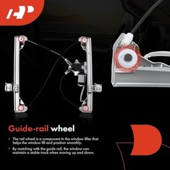 Power Electric Window Regulator with Motor Front Passenger Side (RH)