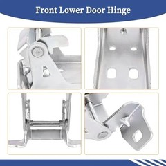 Front Lower Door Hinge Assembly 55275464AC Compatible with Dodge Ram 1500 2500