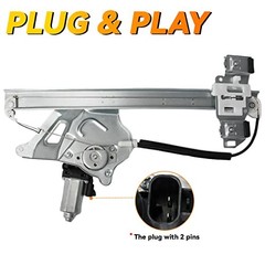 New 1pc Front Passenger (Right) Side Power Window Regulator With Motor
