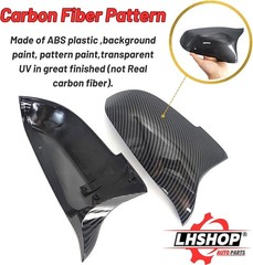 Car Side Mirror Caps for 2013-2018 5 6 7 Series F10 F07 F18 F11 F06 F12 F13 F02