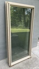 Five 35”x70” Tan Vinyl Picture Windows Double Pane Fully Tempered Glass