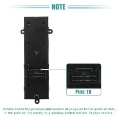 Front Left Driver Side Power Window Switch 1 Auto Down Window Control Switch