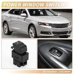Passenger Power Window Switch 25828894 for Chevy Impala 2009-2013 Front Right