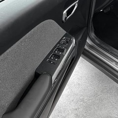 ABS Door Window Switch Panel Cover – Compatible with kia k4 2024-2026 carbon