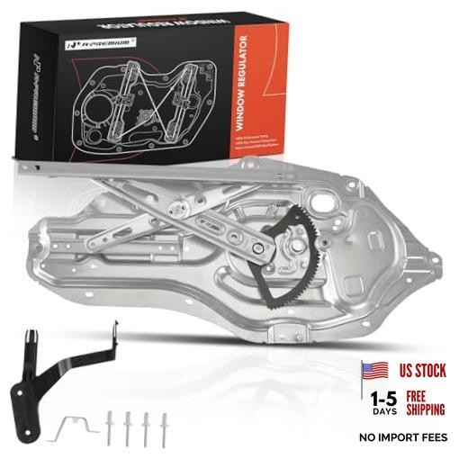 Front Driver Side Power Window Regulator, Without Motor Front Driver Side (LH)