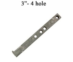 20 pack Pivot Bar, 3 inch, 4 hole Columbia / Boreal Vinyl Window – Zinc