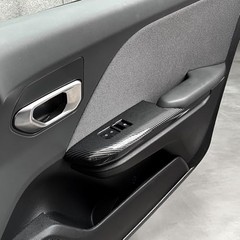 ABS Door Window Switch Panel Cover – Compatible with kia k4 2024-2026 carbon