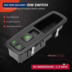 A-Premium Front Right Passenger Side Power Window Switch | Compatible with Dodge
