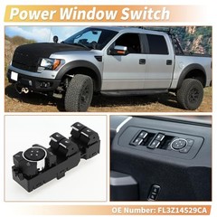 Front Left Driver Power Window Switch for Ford Expedition 2018-2022 F-150
