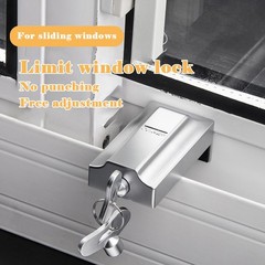 Sash Security Key Lock Sliding Doors Restrictor for child Safety Anti-theft