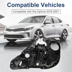 Rear Left Side Power Window Regulator Compatible with Kia Optima 2016 2017
