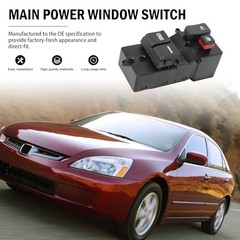 Master Power Window Switch Front Left Driver Side for Accord EX Coupe 2-Door
