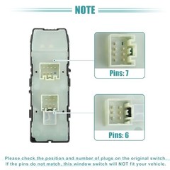 Front Left Window Switch for Dodge Avenger 2008-2014 Chrysler 200 2011-2014