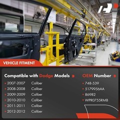 Power Window Regulator with Motor Compatible with Dodge Rear Passenger (RH)