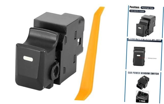 Passenger Side Power Window Switch with Tool Window Control Switch for Kia