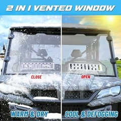 UFORCE 1000 Windshield, Vented Front Windshield Compatible with CFMOTO UFORCE