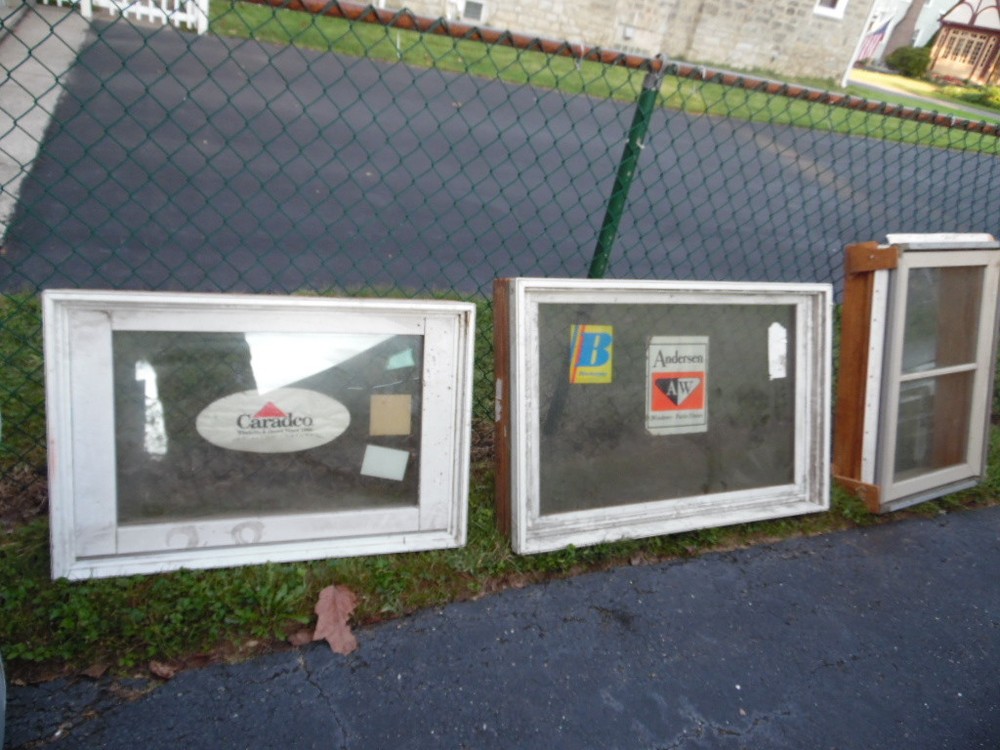 3 Stationary Fixed Picture Window Insulated Double Pane Glass Andersen Caradco