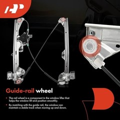 Rear Left Driver Side Power Window Regulator with Motor Compatible Rear Driver
