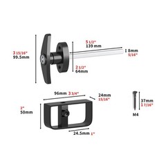 T Handle Lock cam Locks Cabinet Lock Replacement for Barn Door Garage Shed