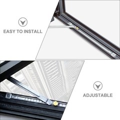 No Punching Wind Support Window Bars Security inside Door and Limiters