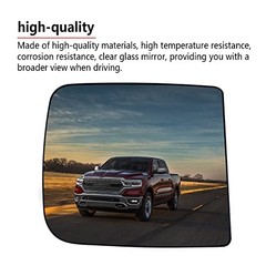 Heated Glass Left Driver Side – Compatible with Upper (Left) Driver Side