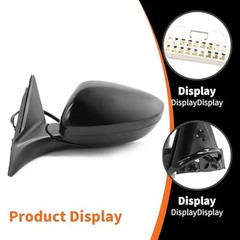 Left Driver Side Mirror Assembly Compatible with 2018-2022 Accord LX Sport