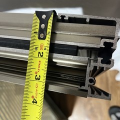 Euro Aluminum casement Windows, magnetic blinds, tempered glass, 24x36x3 1/2